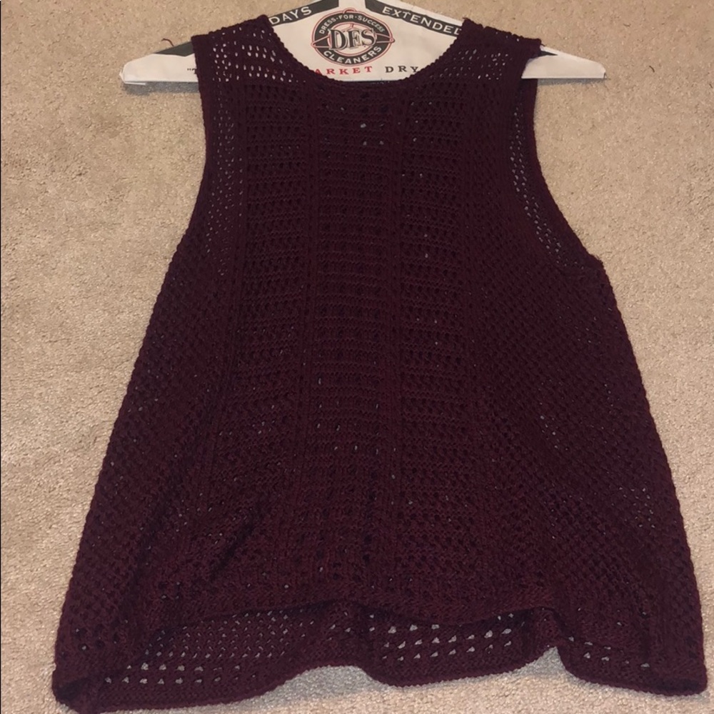 Sweater knit tank